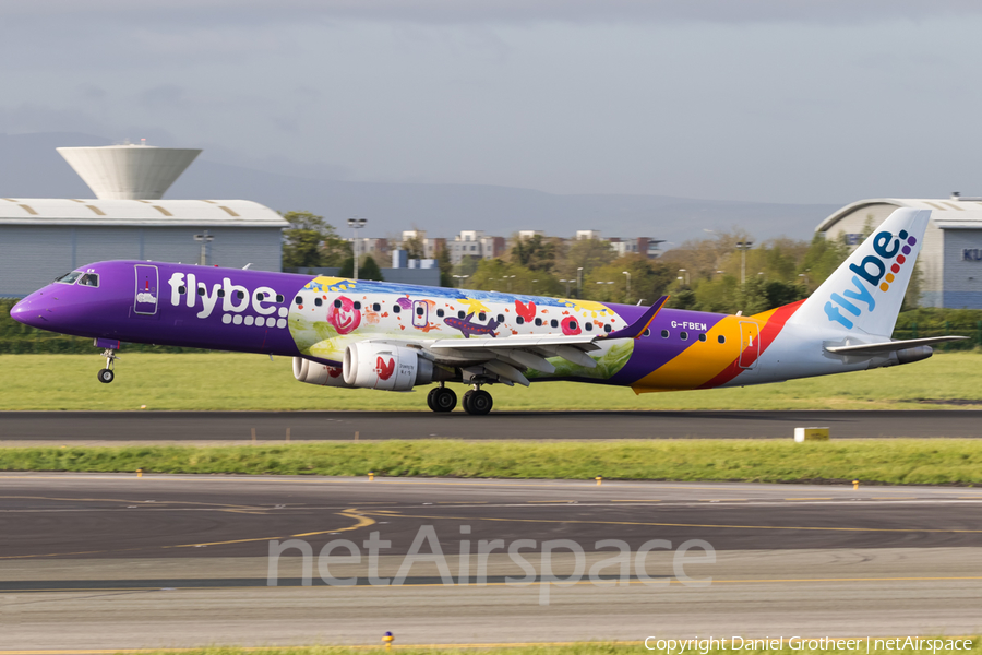 Flybe Embraer ERJ-195LR (ERJ-190-200LR) (G-FBEM) | Photo 165218