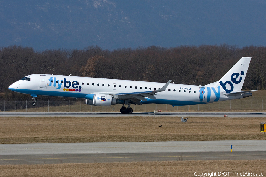 Flybe Embraer ERJ-195LR (ERJ-190-200LR) (G-FBEM) | Photo 272204