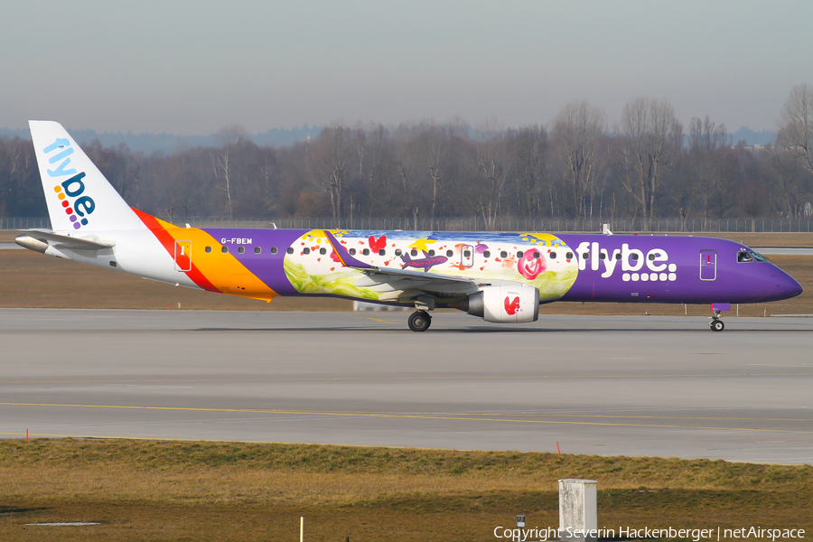 Flybe Embraer ERJ-195LR (ERJ-190-200LR) (G-FBEM) | Photo 170526