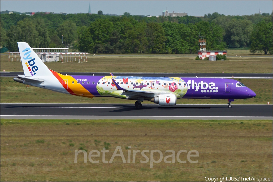 Flybe Embraer ERJ-195LR (ERJ-190-200LR) (G-FBEM) | Photo 108346