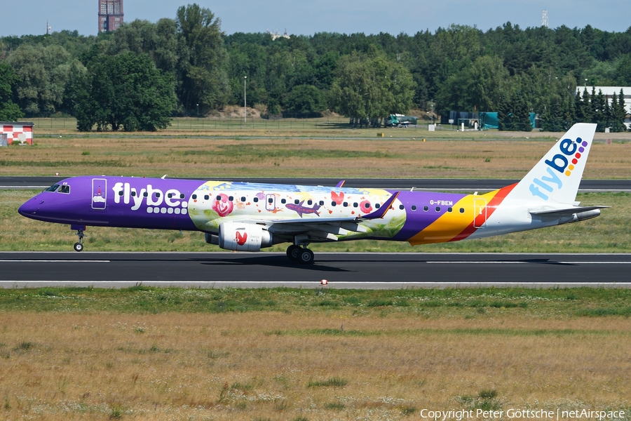 Flybe Embraer ERJ-195LR (ERJ-190-200LR) (G-FBEM) | Photo 169697