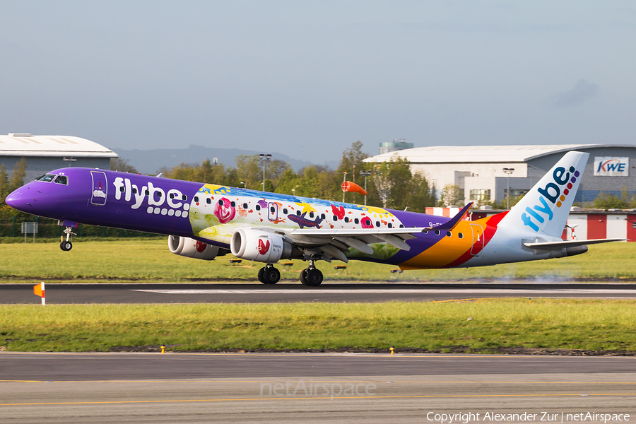 Flybe Embraer ERJ-195LR (ERJ-190-200LR) (G-FBEM) | Photo 162297