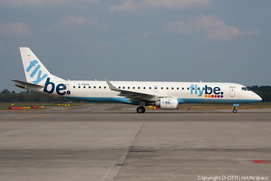 Flybe Embraer ERJ-195LR (ERJ-190-200LR) (G-FBEM) | Photo 369563