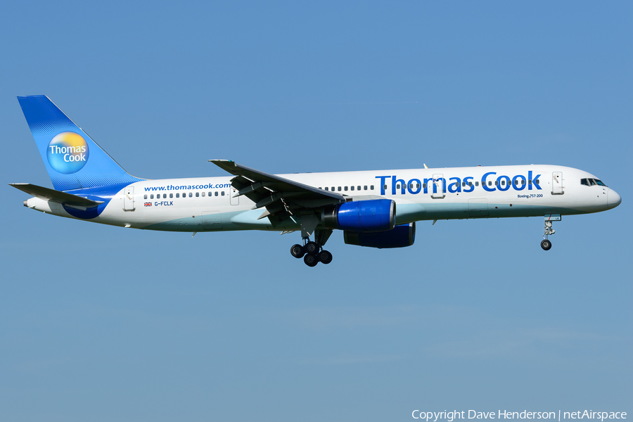 Thomas Cook Airlines Boeing 757-2Y0 (G-FCLK) | Photo 450211
