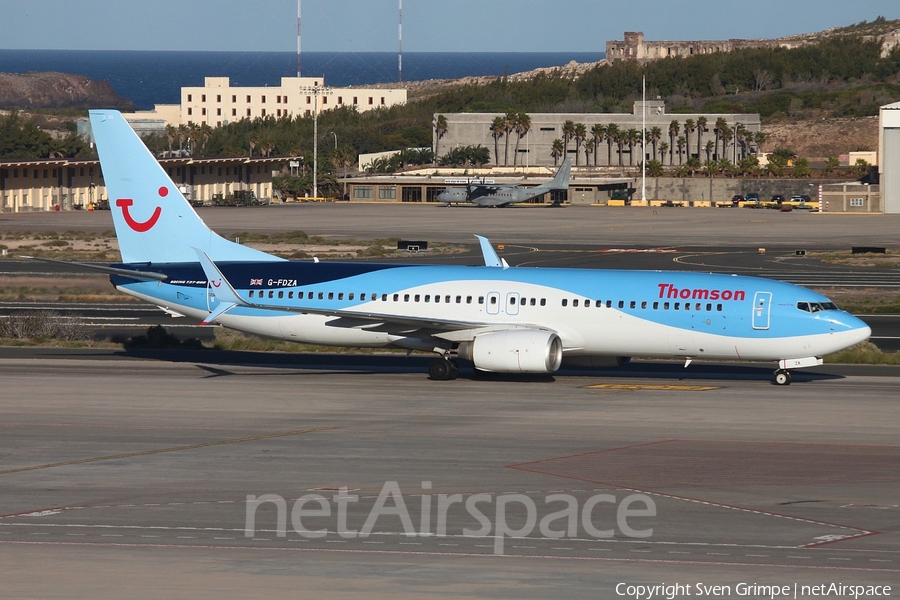 Thomson Airways Boeing 737-8K5 (G-FDZA) | Photo 105148