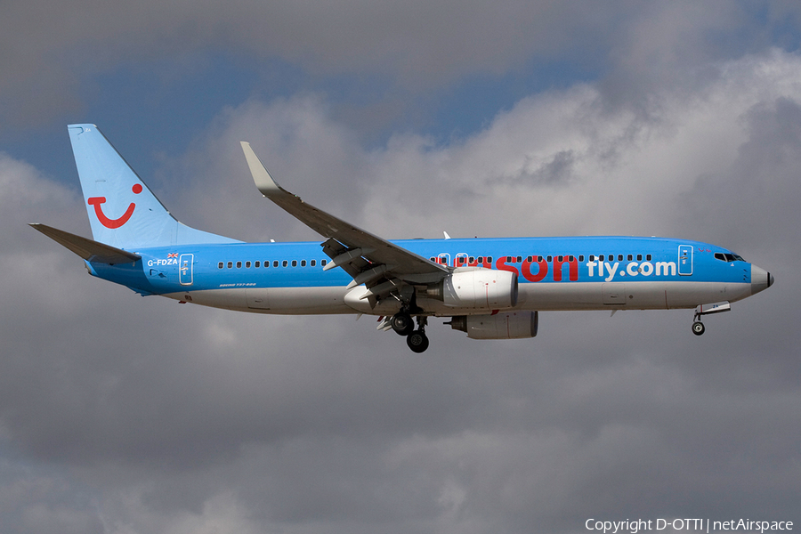 Thomsonfly Boeing 737-8K5 (G-FDZA) | Photo 271142