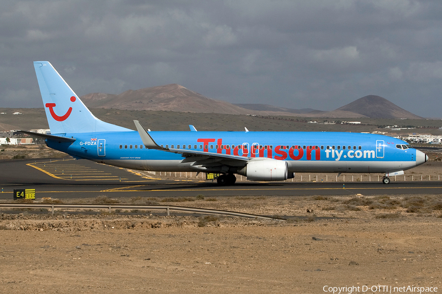 Thomsonfly Boeing 737-8K5 (G-FDZA) | Photo 271145