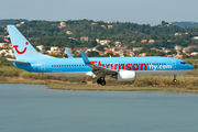 Thomsonfly Boeing 737-8K5 (G-FDZD) at  Corfu - International, Greece