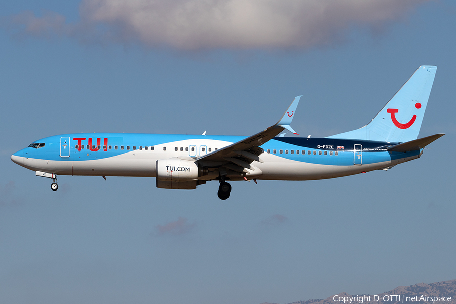 TUI Airways UK Boeing 737-8K5 (G-FDZE) | Photo 354872