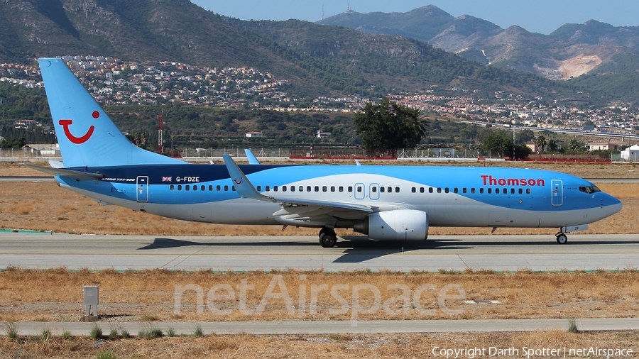 Thomson Airways Boeing 737-8K5 (G-FDZE) | Photo 212636