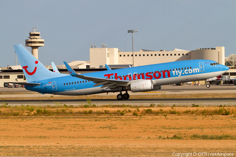 Thomsonfly Boeing 737-8K5 (G-FDZE) | Photo 367398