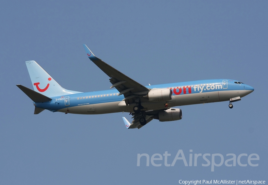 Thomsonfly Boeing 737-8K5 (G-FDZJ) | Photo 3852