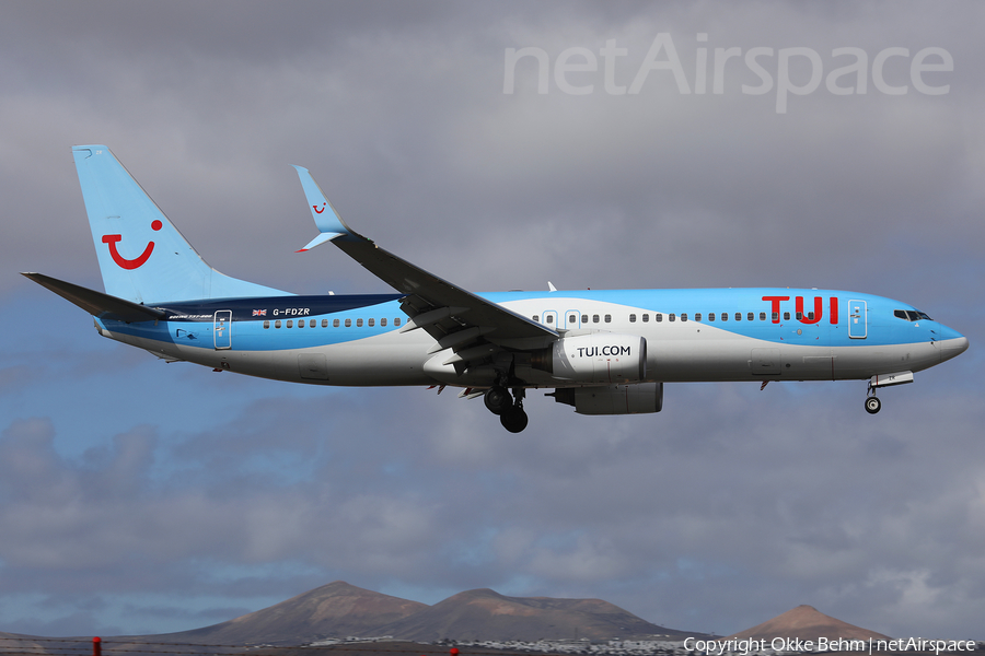 TUI Airways UK Boeing 737-8K5 (G-FDZR) | Photo 364192
