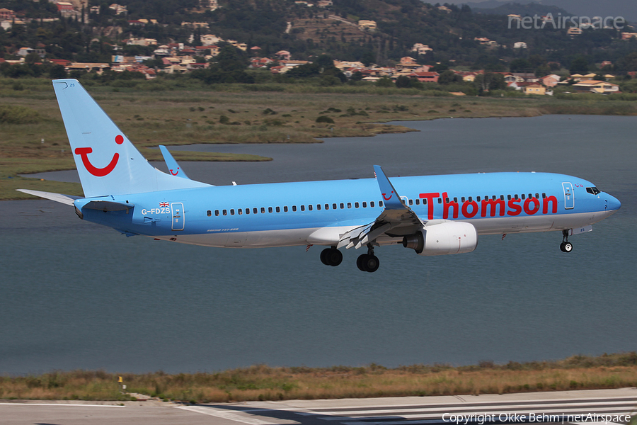 Thomson Airways Boeing 737-8K5 (G-FDZS) | Photo 39575