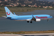 Thomson Airways Boeing 737-8K5 (G-FDZS) at  Corfu - International, Greece