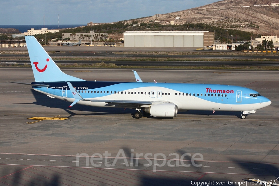 Thomson Airways Boeing 737-8K5 (G-FDZS) | Photo 105586