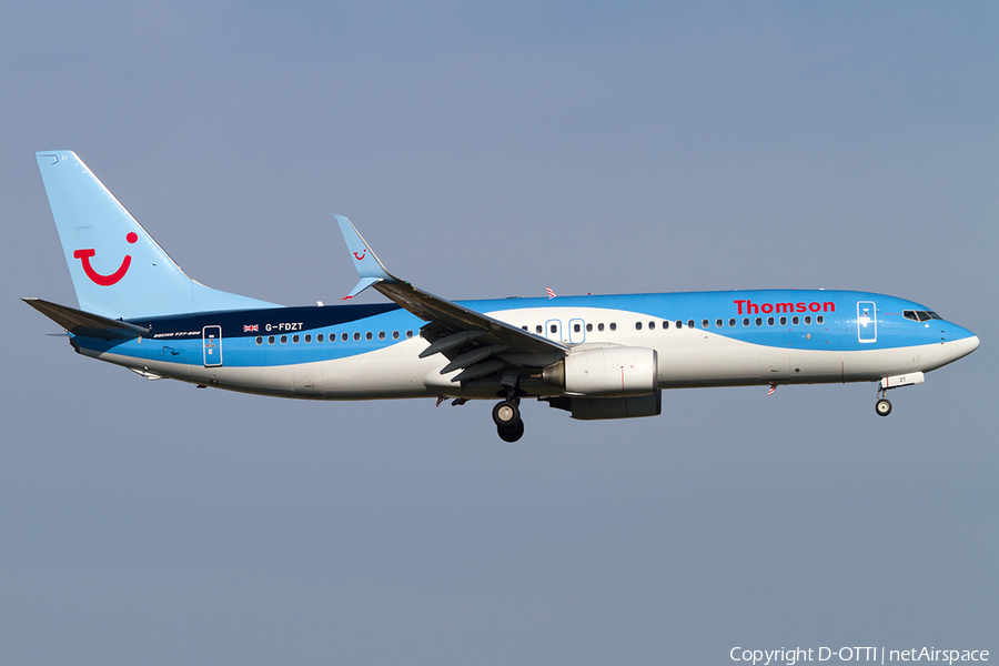 Thomson Airways Boeing 737-8K5 (G-FDZT) | Photo 518612
