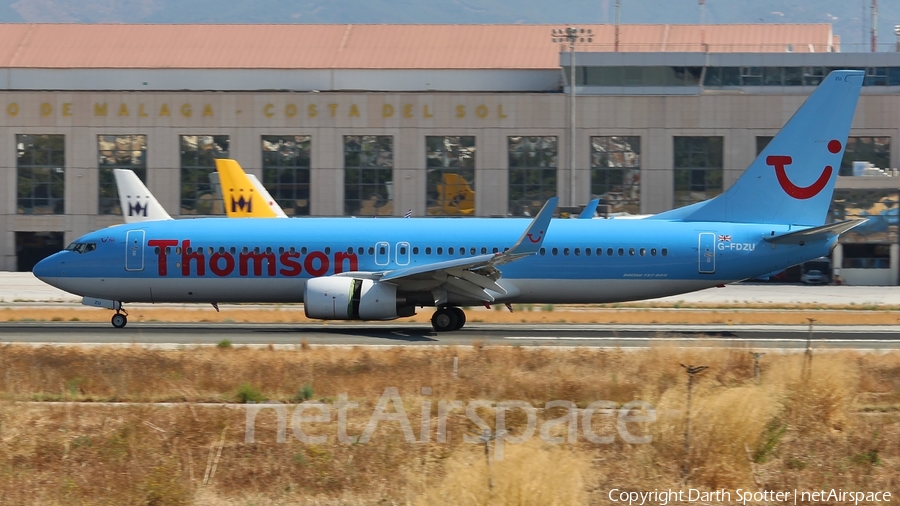 Thomson Airways Boeing 737-8K5 (G-FDZU) | Photo 212639