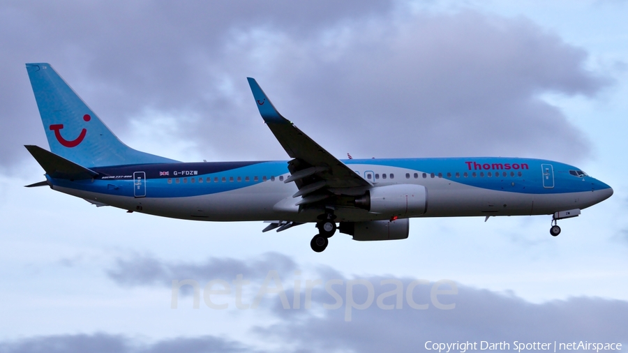 Thomson Airways Boeing 737-8K5 (G-FDZW) | Photo 215222