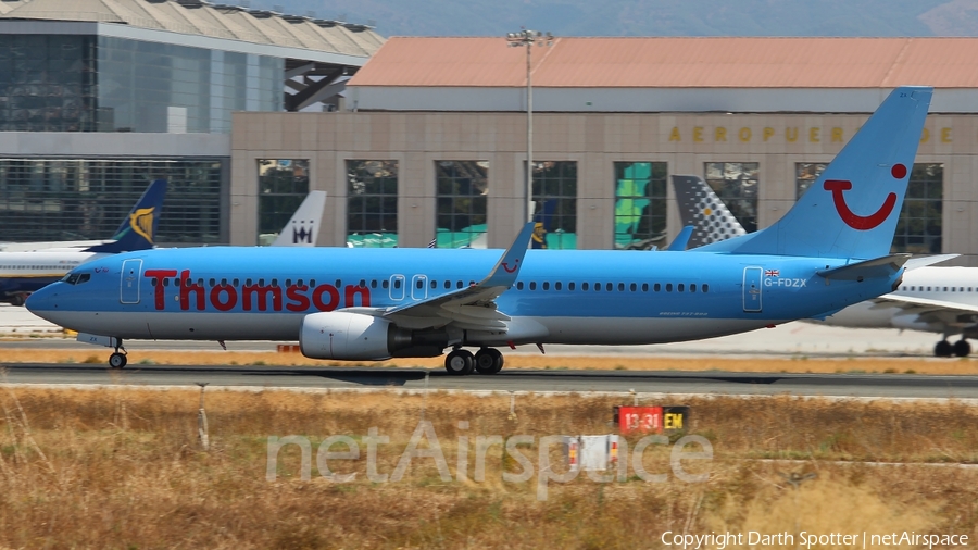 Thomson Airways Boeing 737-8K5 (G-FDZX) | Photo 212640