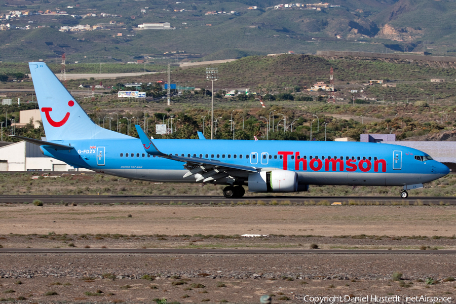 Thomson Airways Boeing 737-8K5 (G-FDZX) | Photo 546112