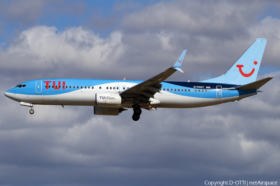 TUI Airways UK Boeing 737-8K5 (G-FDZY) | Photo 531336