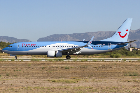 Thomson Airways Boeing 737-8K5 (G-FDZY) at  Palma De Mallorca - Son San Juan, Spain