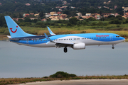 Thomson Airways Boeing 737-8K5 (G-FDZZ) at  Corfu - International, Greece