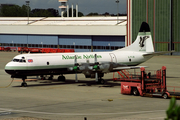 Atlantic Airlines Lockheed L-188C(F) Electra (G-FIJR) at  Hamburg - Fuhlsbuettel (Helmut Schmidt), Germany