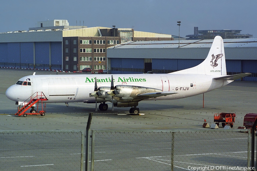 Atlantic Airlines Lockheed L-188C(F) Electra (G-FIJV) | Photo 385809