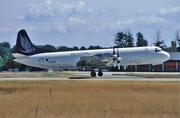 Hunting Cargo Airlines Lockheed L-188C(F) Electra (G-FIJV) at  Frankfurt am Main, Germany