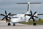 Flybe Bombardier DHC-8-402Q (G-FLBA) at  Manchester - International (Ringway), United Kingdom
