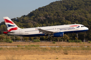 British Airways Airbus A320-233 (G-GATJ) at  Rhodes, Greece