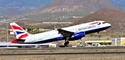 British Airways Airbus A320-233 (G-GATJ) at  La Palma (Santa Cruz de La Palma), Spain