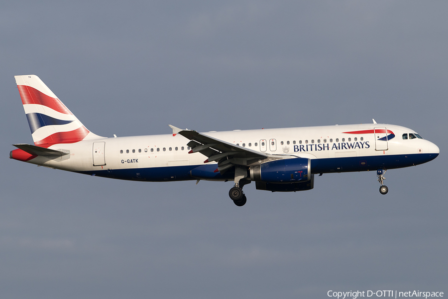 British Airways Airbus A320-233 (G-GATK) | Photo 529472