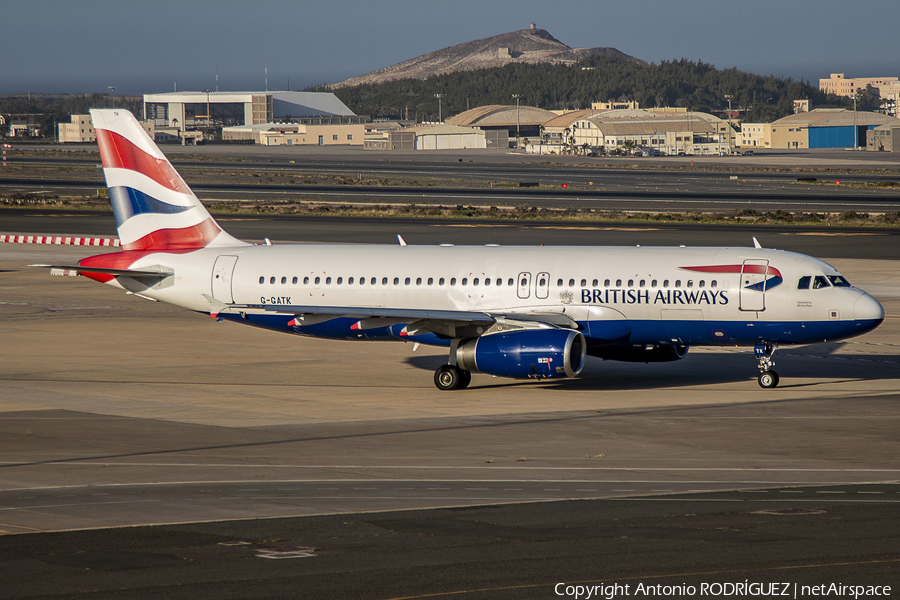 British Airways Airbus A320-233 (G-GATK) | Photo 619600