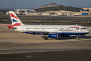 British Airways Airbus A320-233 (G-GATK) at  Gran Canaria, Spain