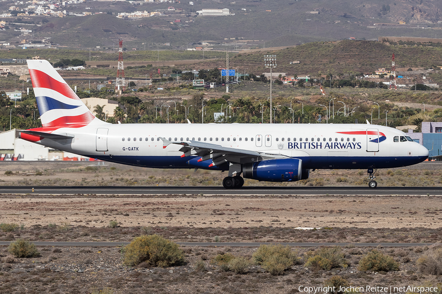 British Airways Airbus A320-233 (G-GATK) | Photo 292712