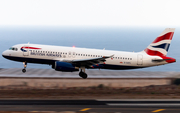 British Airways Airbus A320-232 (G-GATL) at  Tenerife Sur - Reina Sofia, Spain