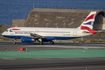 British Airways Airbus A320-232 (G-GATM) at  Gran Canaria, Spain