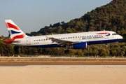 British Airways Airbus A320-232 (G-GATP) at  Rhodes, Greece