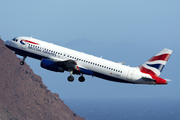 British Airways Airbus A320-232 (G-GATP) at  Tenerife Sur - Reina Sofia, Spain