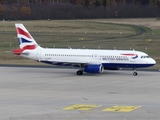 British Airways Airbus A320-232 (G-GATS) at  Cologne/Bonn, Germany