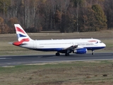 British Airways Airbus A320-232 (G-GATS) at  Cologne/Bonn, Germany