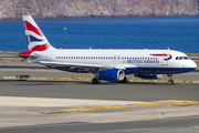 British Airways Airbus A320-232 (G-GATS) at  Gran Canaria, Spain