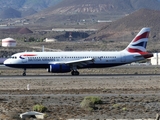 British Airways Airbus A320-232 (G-GATS) at  Tenerife Sur - Reina Sofia, Spain
