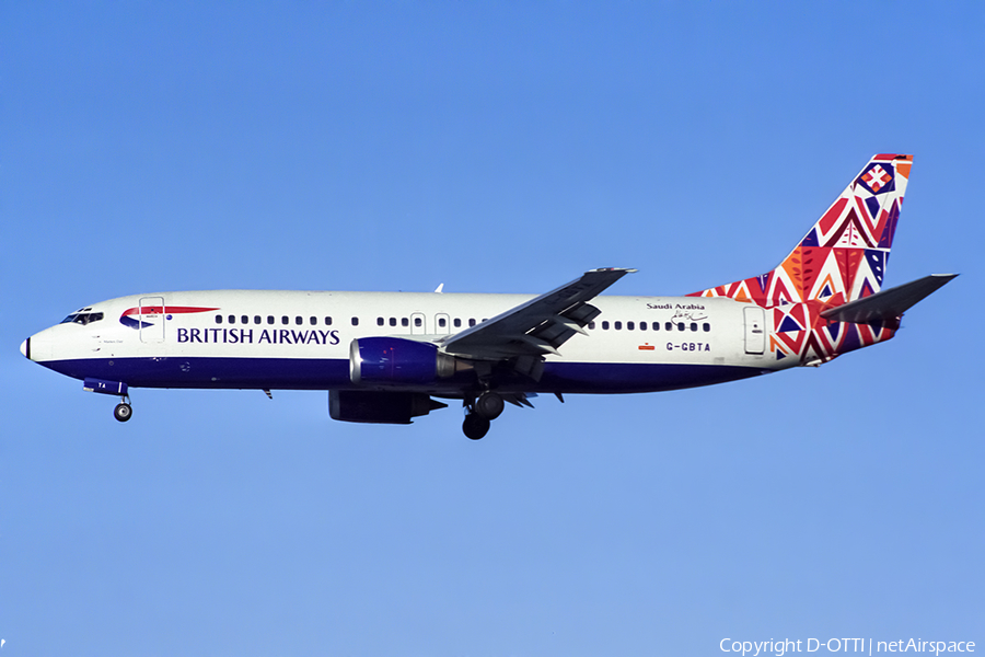 British Airways Boeing 737-436 (G-GBTA) | Photo 542358