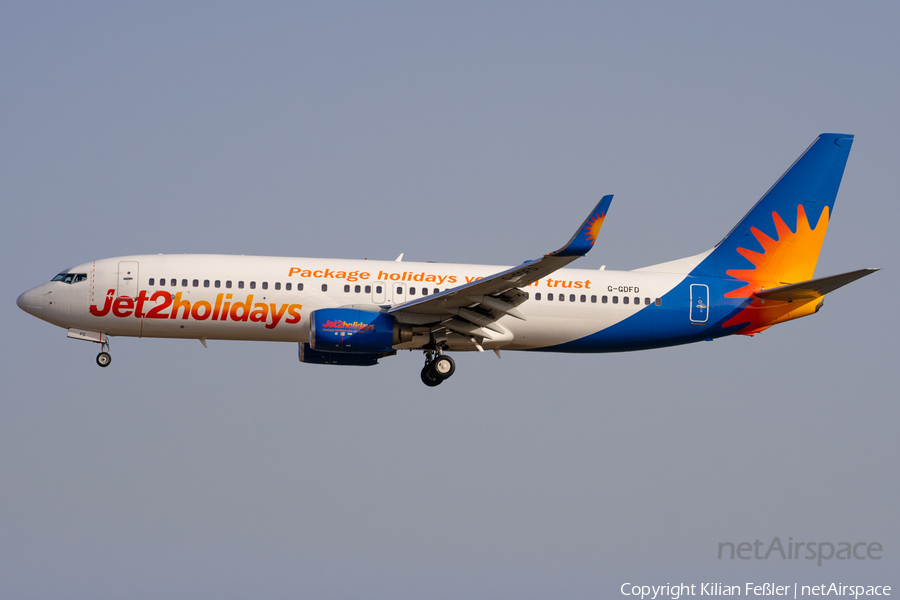 Jet2 Boeing 737-8K5 (G-GDFD) | Photo 533820