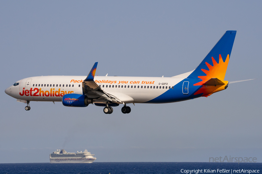 Jet2 Boeing 737-8K5 (G-GDFD) | Photo 533821