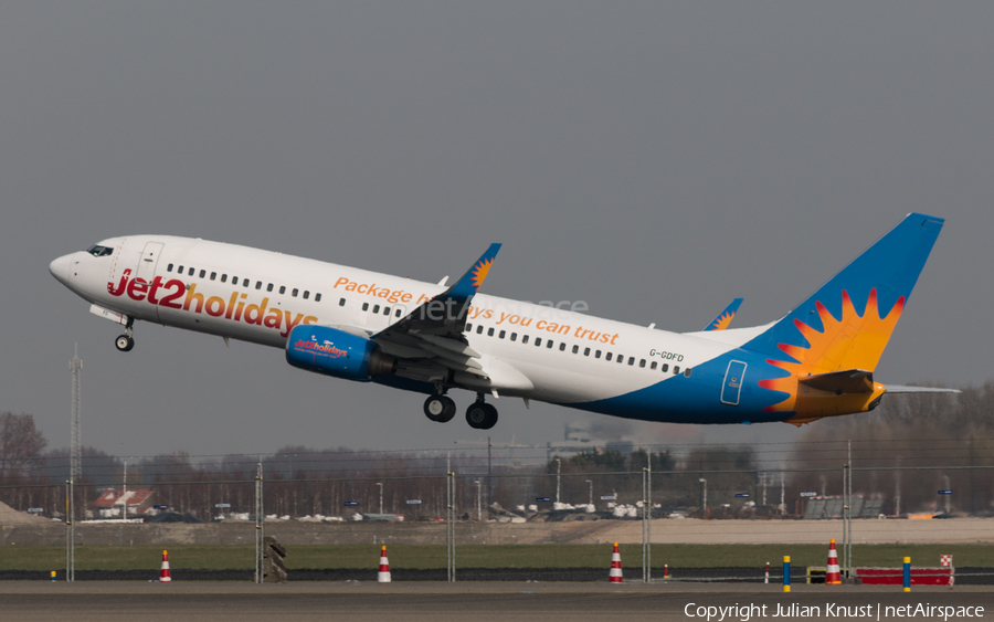 Jet2 Boeing 737-8K5 (G-GDFD) | Photo 254155